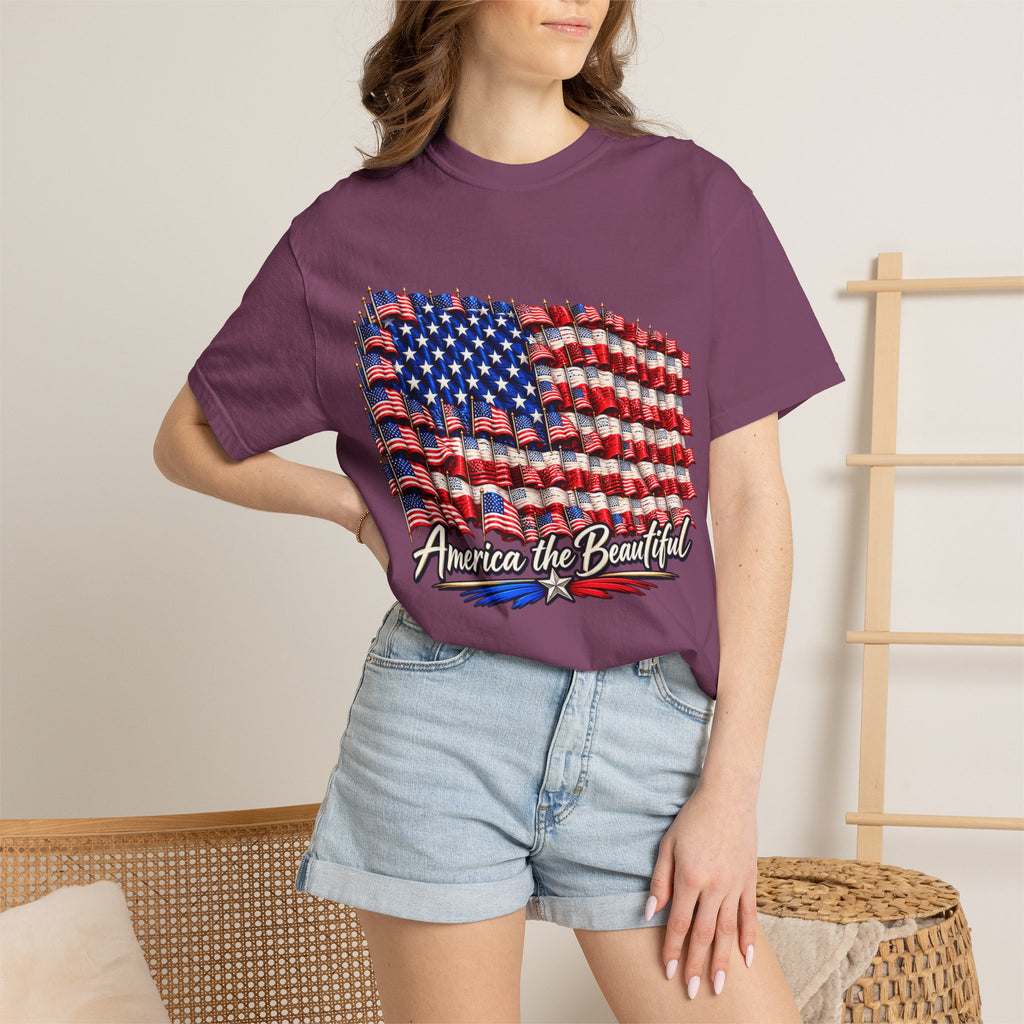 America the Beautiful Flag T-Shirt