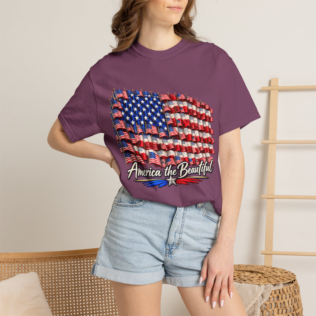 America the Beautiful Flag T-Shirt