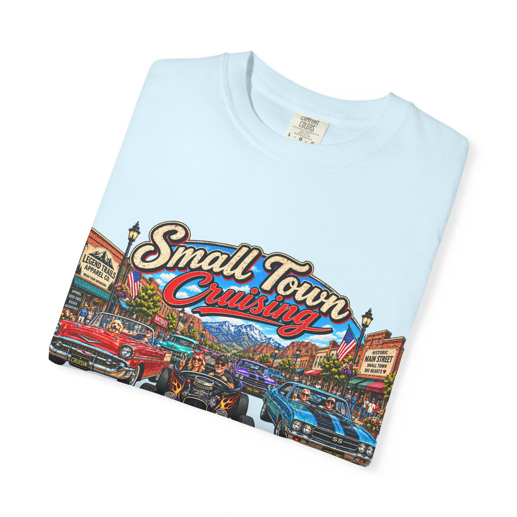 Small Town Cruising T-Shirt — Vintage Classic Car Scene Tee
