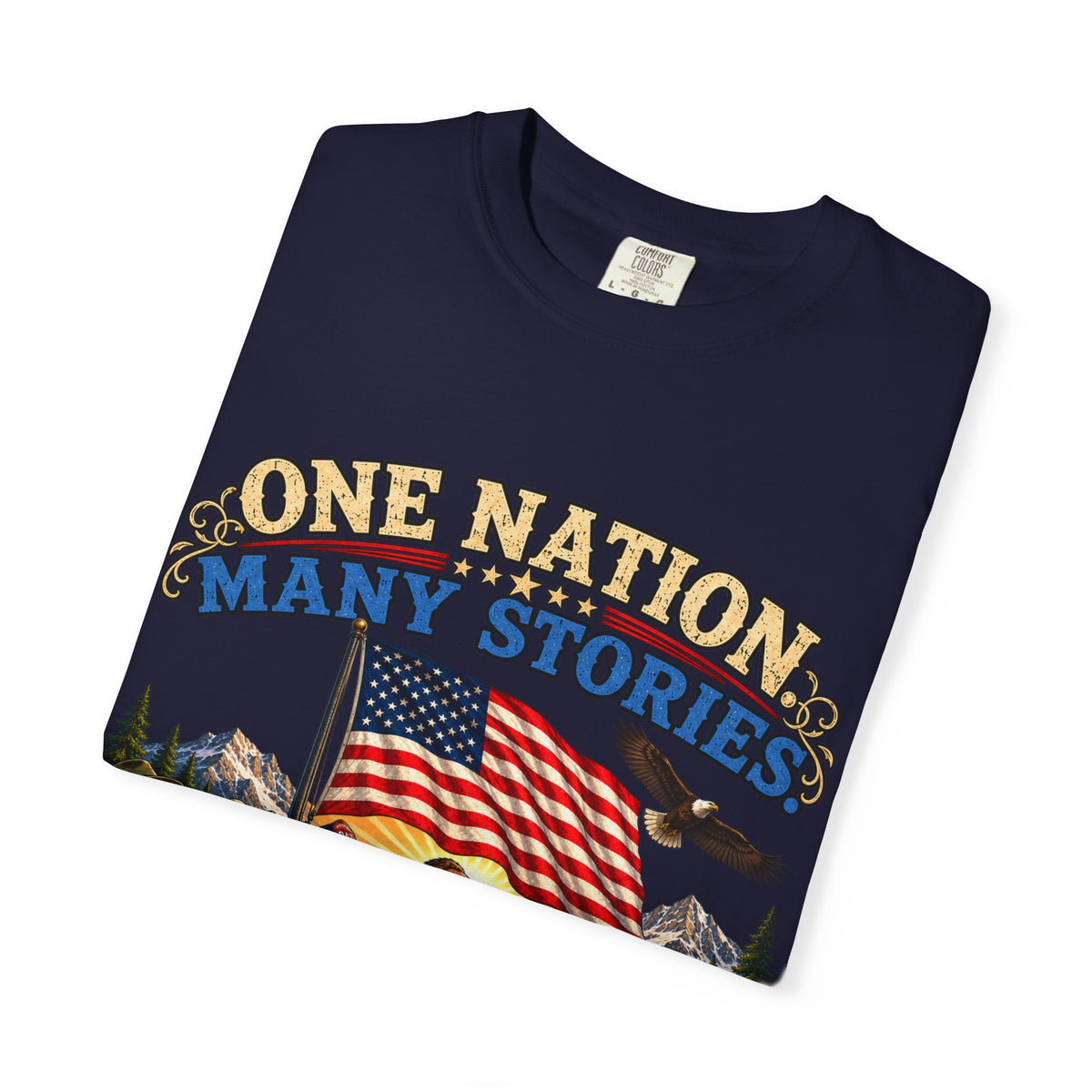 One Nation Many Stories One Flag T-Shirt