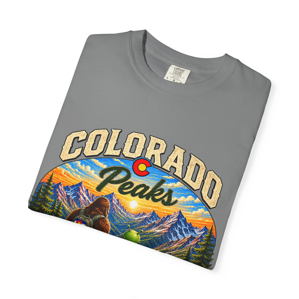 Colorado Peaks T-Shirt — One State, Endless Adventures Outdoor Graphic Tee