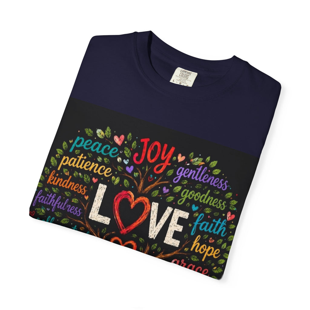 Love Tree T-Shirt — "Fruit That Grows From Love" Inspirational Faith Tee