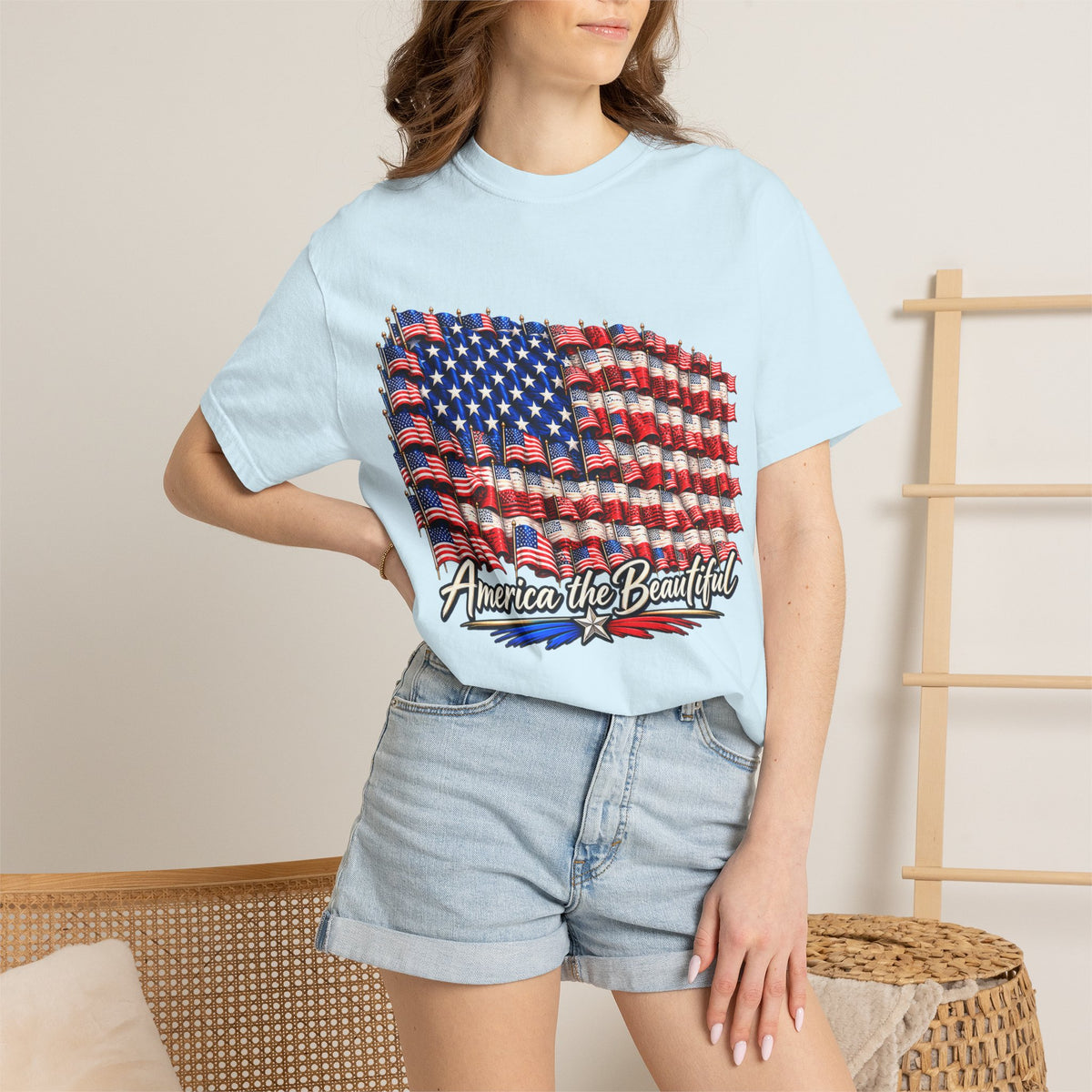 America the Beautiful Flag T-Shirt