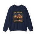 Crewneck Sweatshirt — "One Nation, One Flag" Patriotic American Flag Graphic