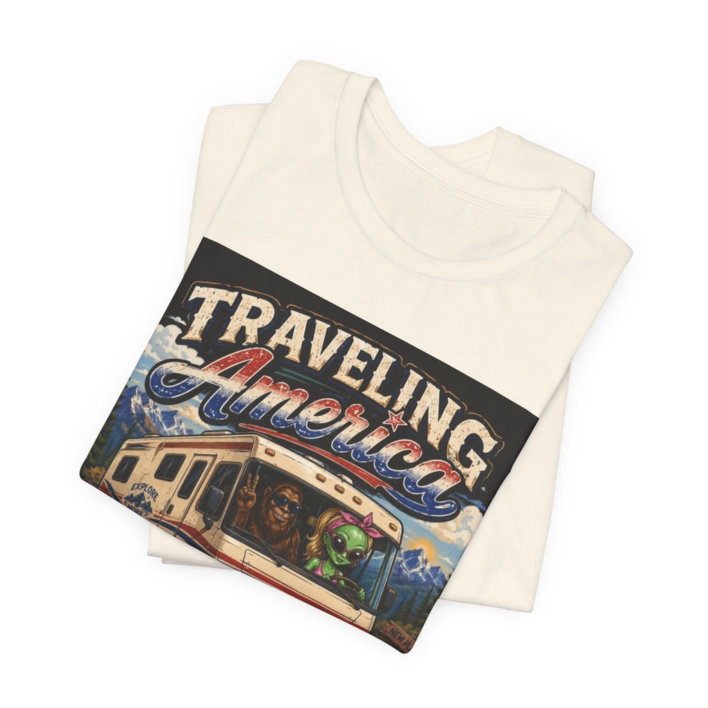 Traveling America RV Tee — "One State at a Time" Road Trip T‑Shirt