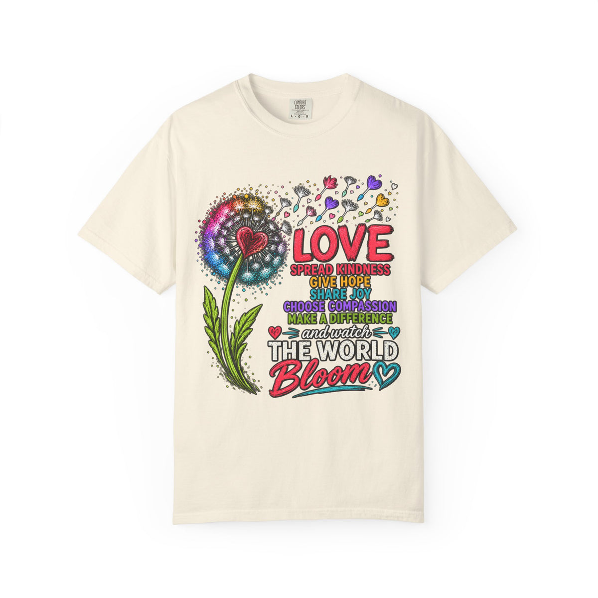 Love Blooms Floral Graphic T-Shirt