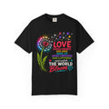 Love Blooms Floral Graphic T-Shirt