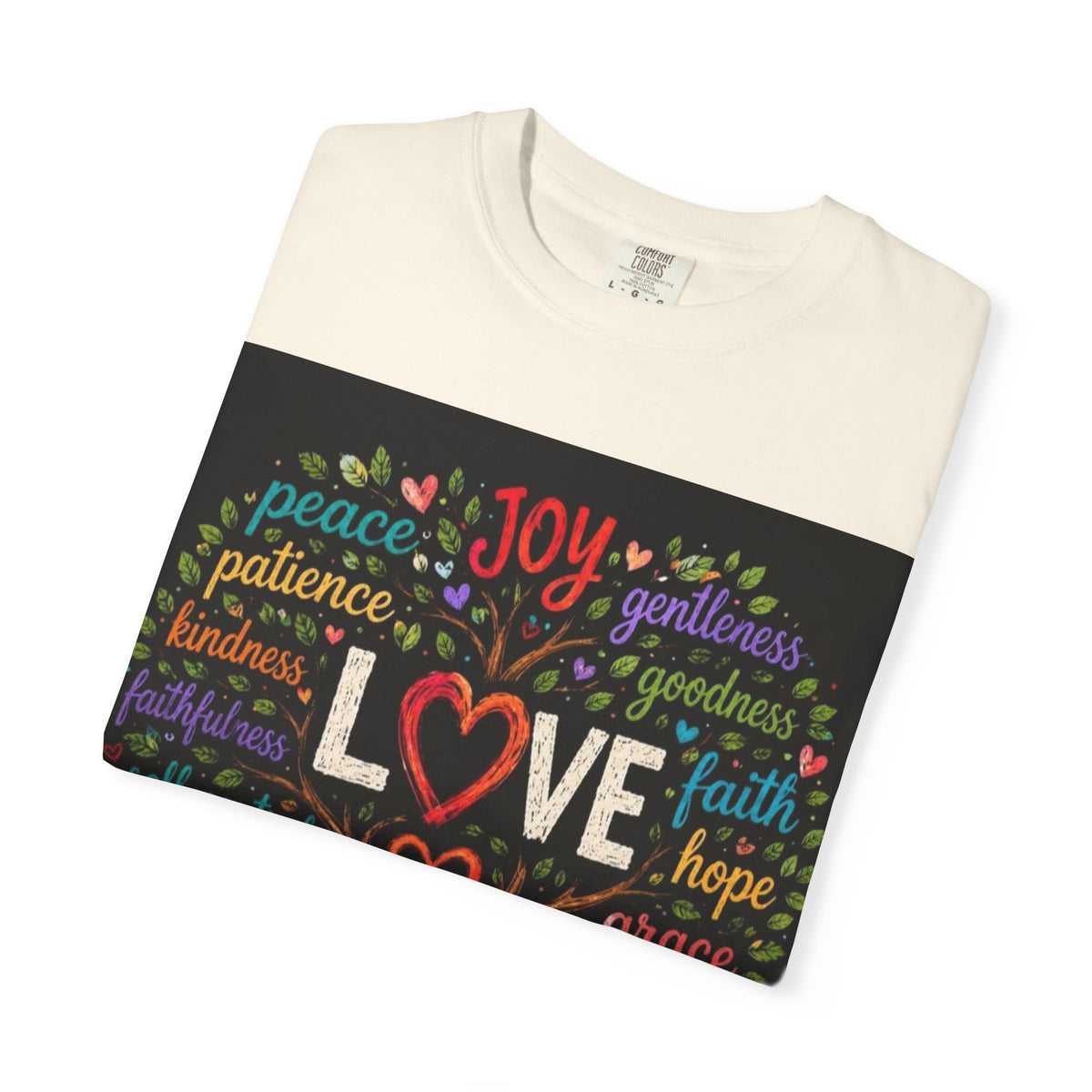 Love Tree T-Shirt — "Fruit That Grows From Love" Inspirational Faith Tee