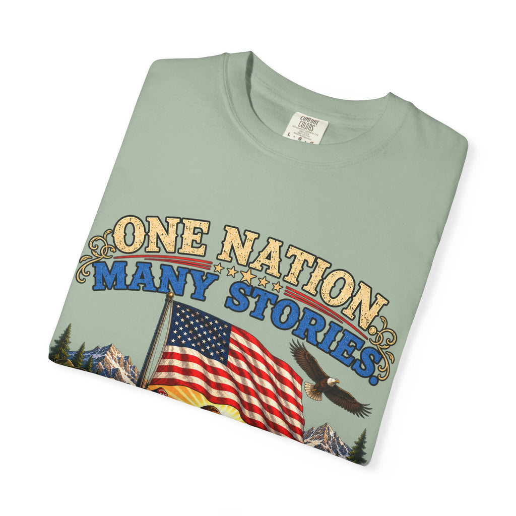 One Nation Many Stories One Flag T-Shirt