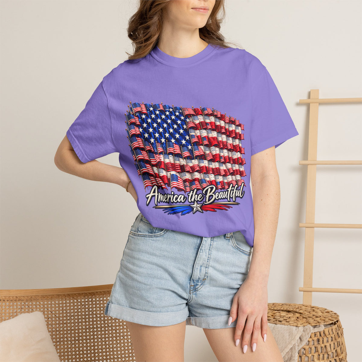 America the Beautiful Flag T-Shirt
