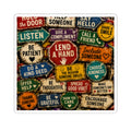 Kindness Signs Kiss-Cut Sticker — Positive Message Sticker Sheet