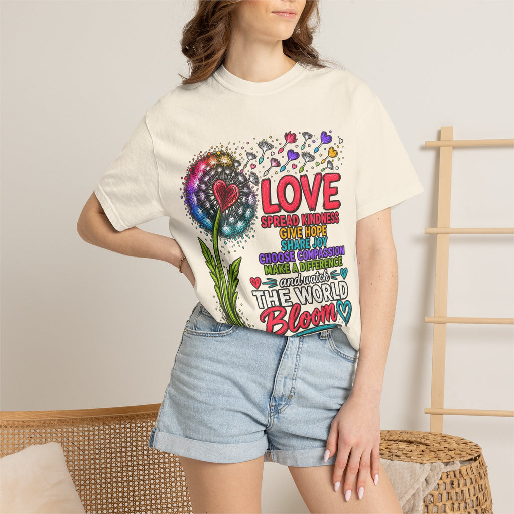Love Blooms Floral Graphic T-Shirt