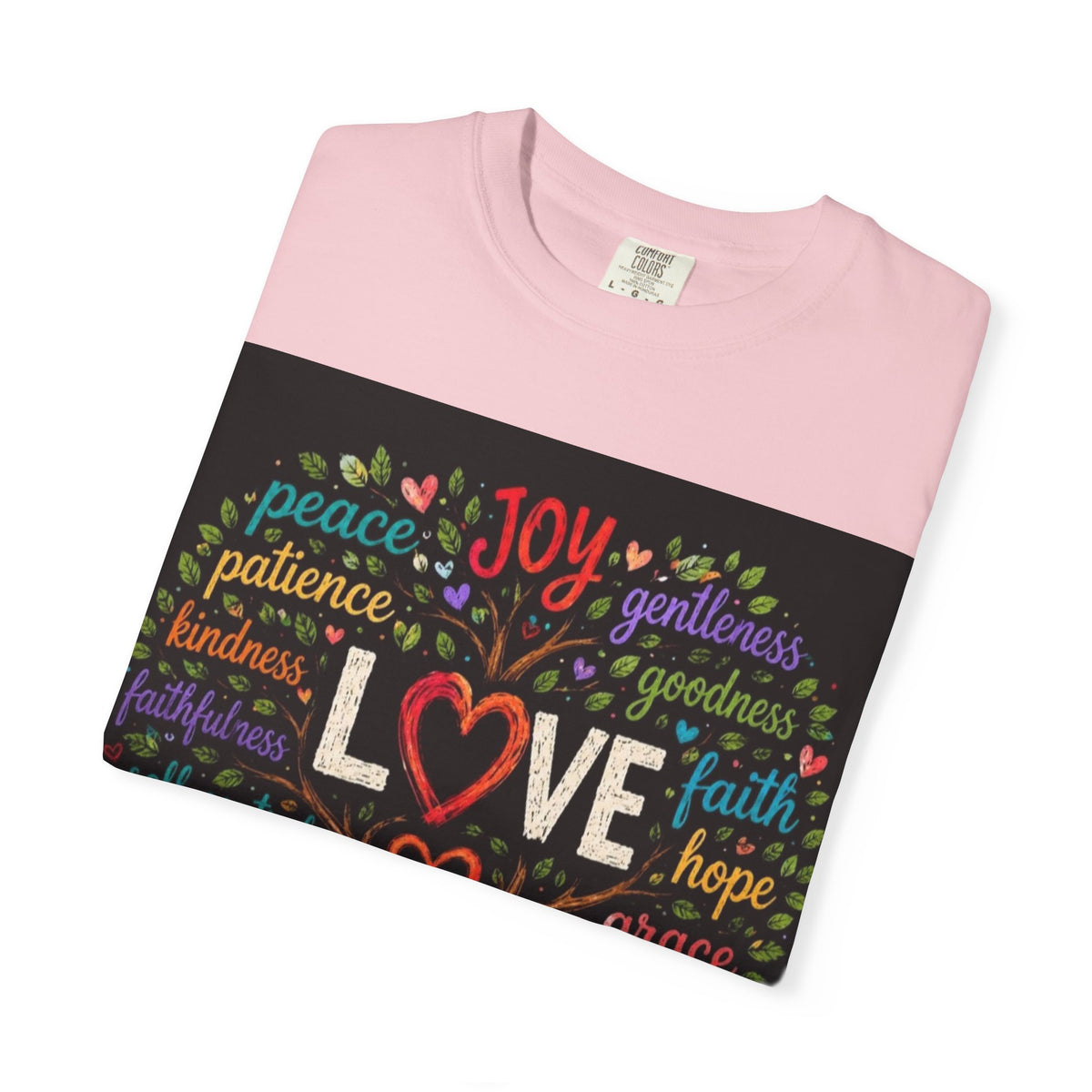 Love Tree T-Shirt — "Fruit That Grows From Love" Inspirational Faith Tee