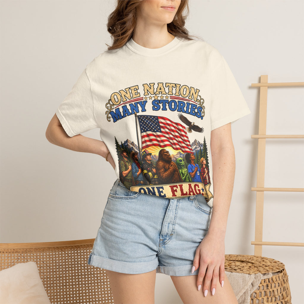 One Nation Many Stories One Flag T-Shirt