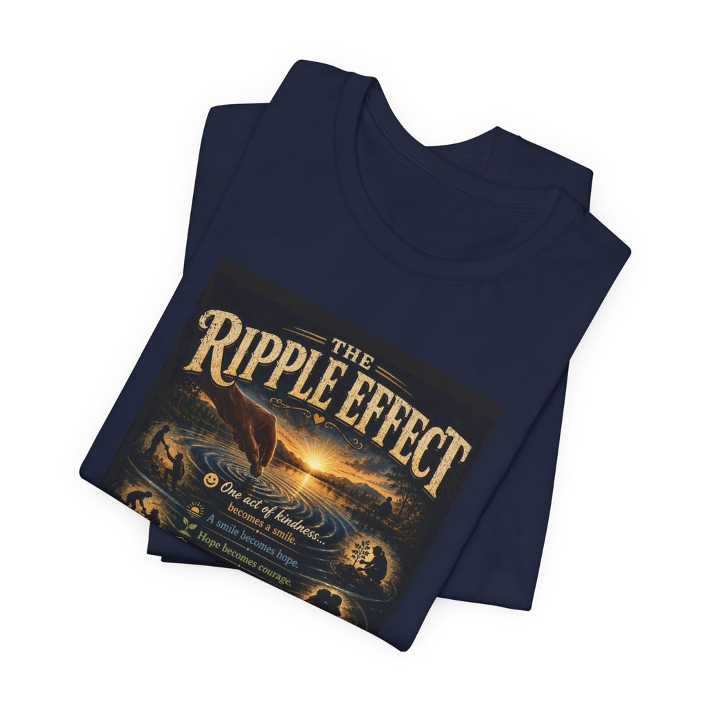 Ripple Effect T-Shirt — Inspirational Ocean Sunset Graphic Tee