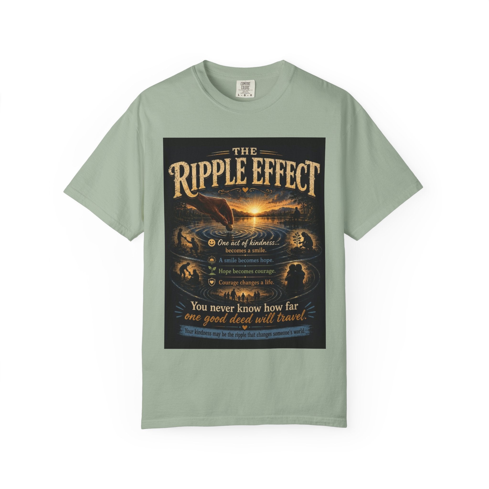 Ripple Effect T-Shirt — Inspirational 'The Ripple Effect' Graphic Tee