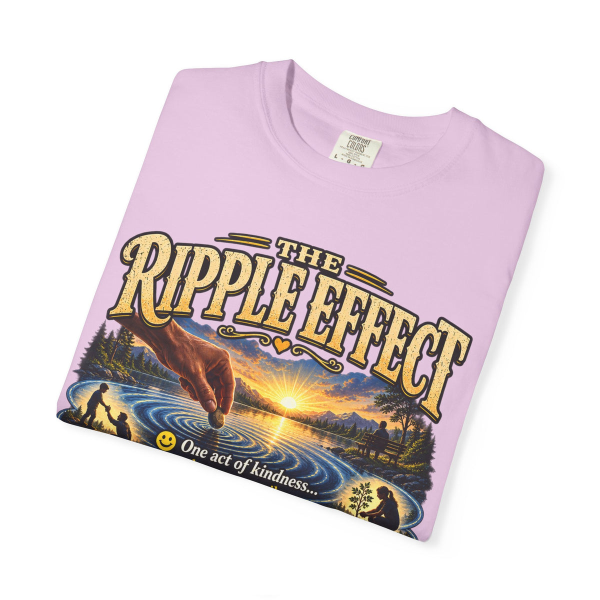 Ripple Effect T-Shirt — Inspirational Nature Graphic Tee