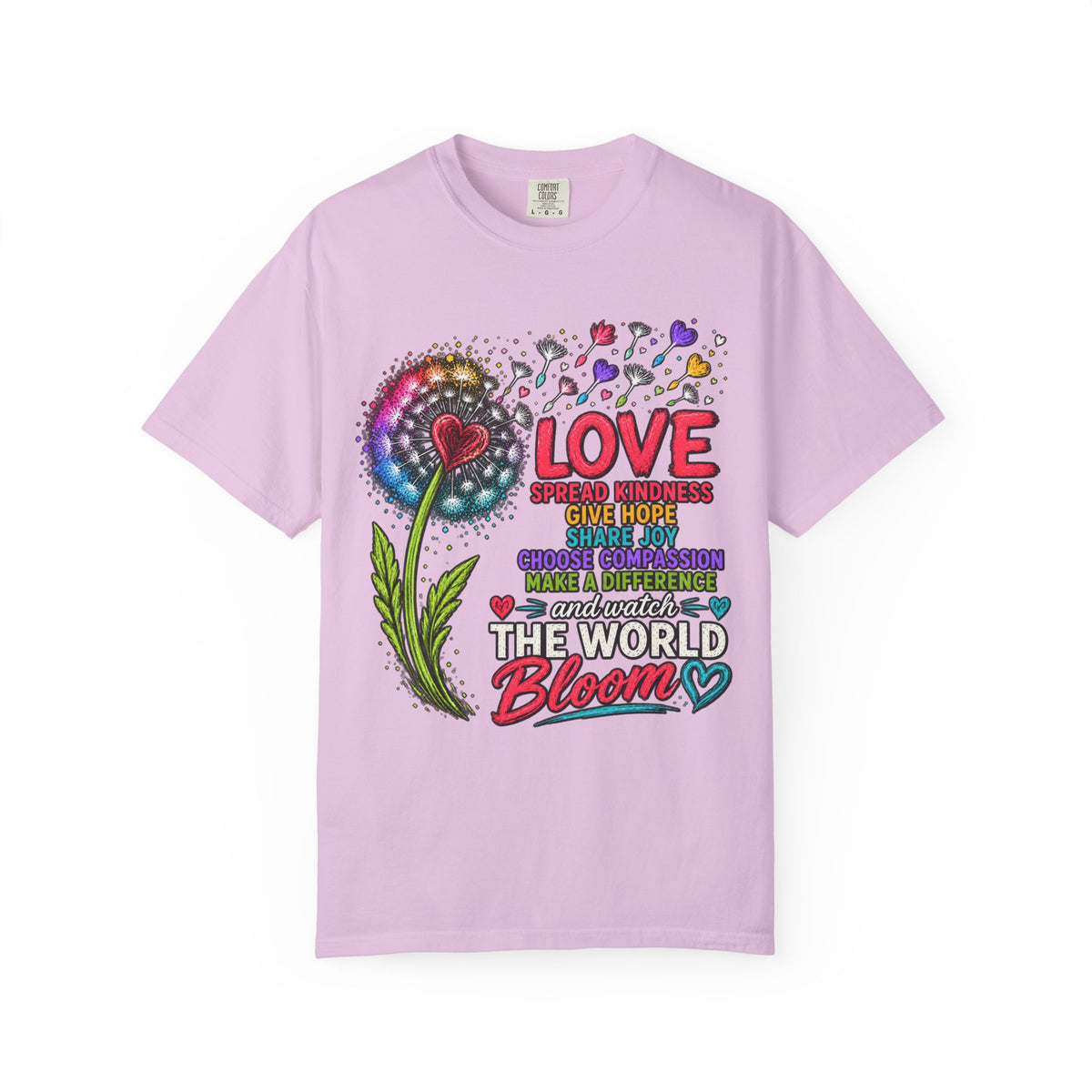 Love Blooms Floral Graphic T-Shirt