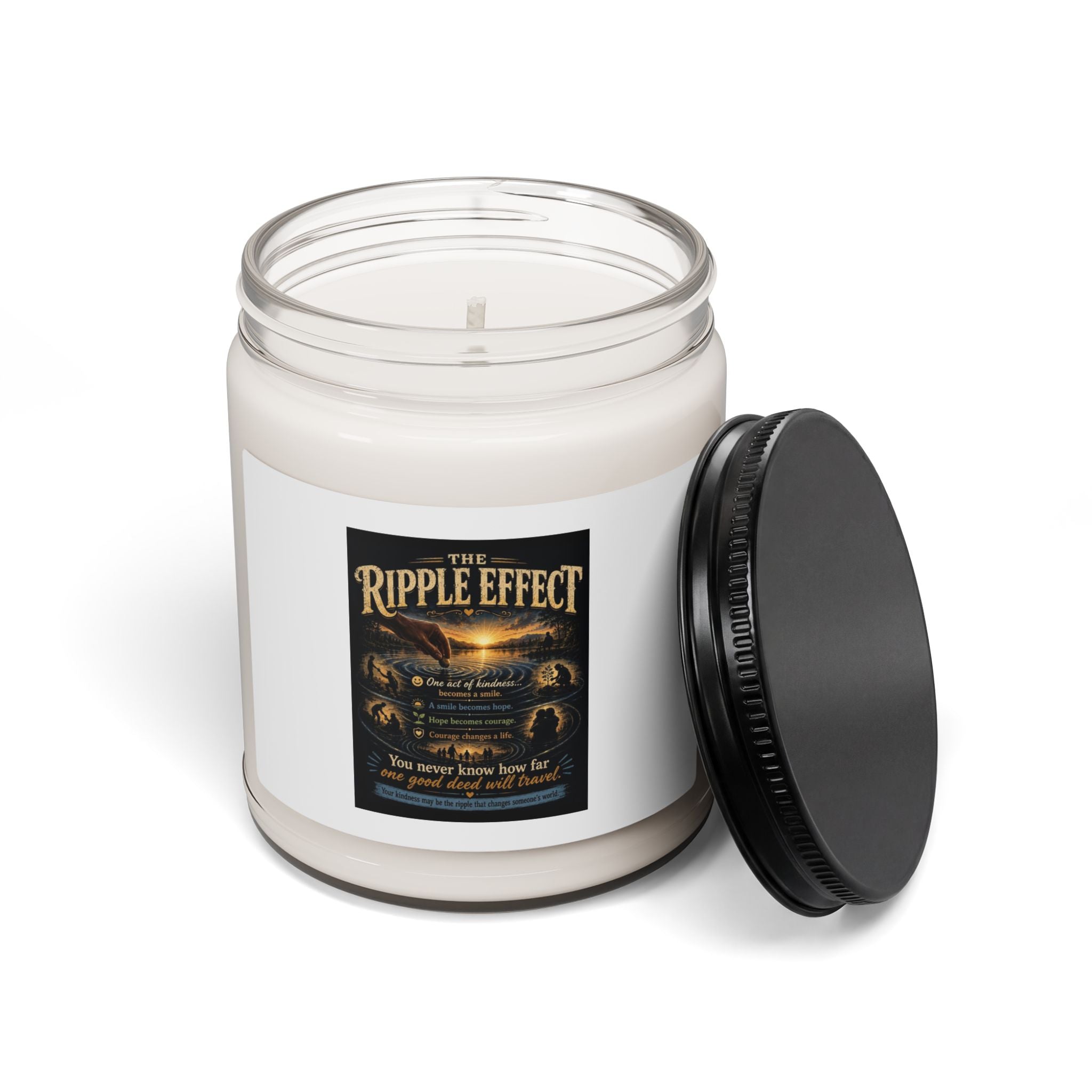 Inspirational 'Kindness Matters' Scented Soy Candle — 9oz