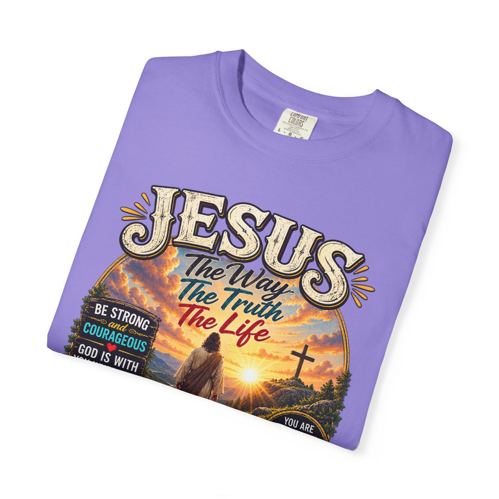 Jesus Faith T-Shirt — "Jesus: The Way, The Truth, The Life" Inspirational Christian Tee