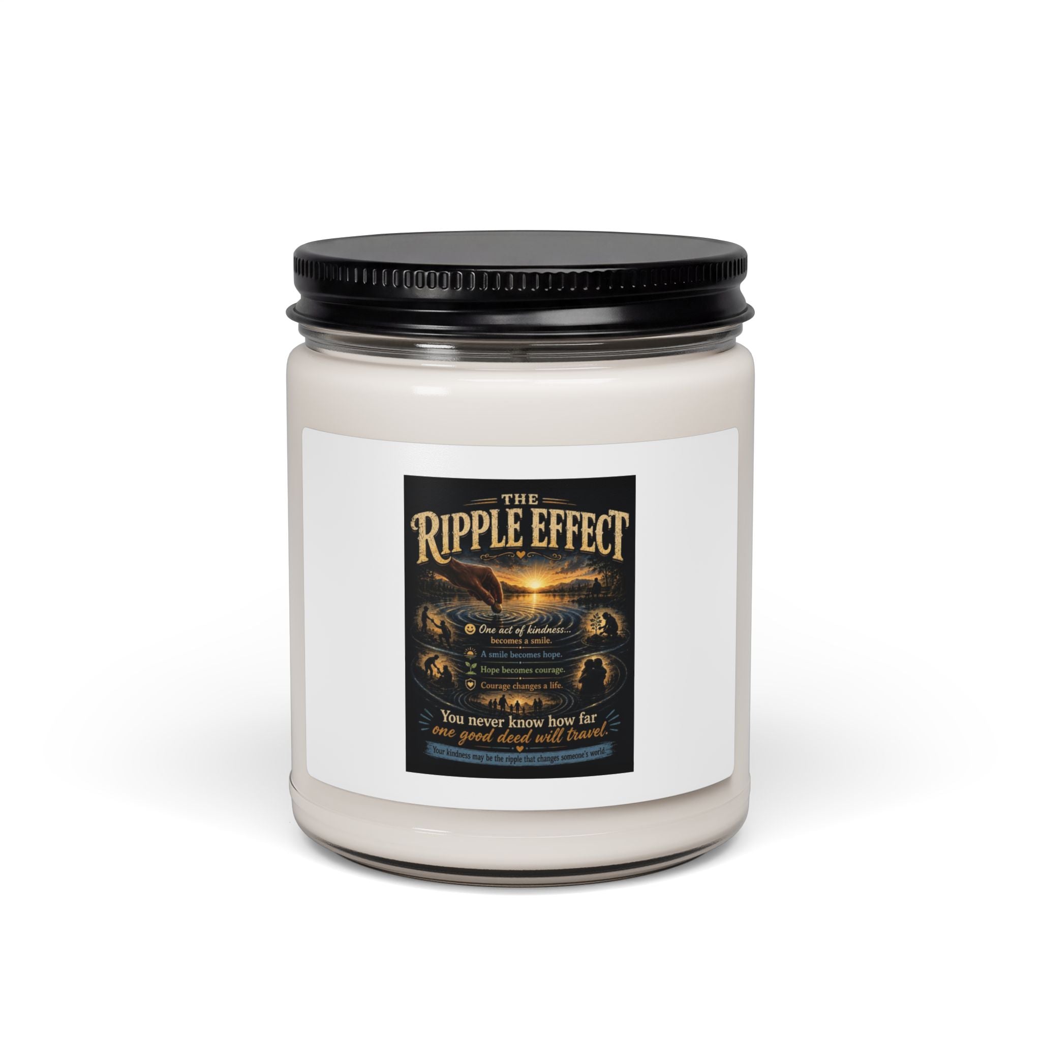 Inspirational 'Kindness Matters' Scented Soy Candle — 9oz