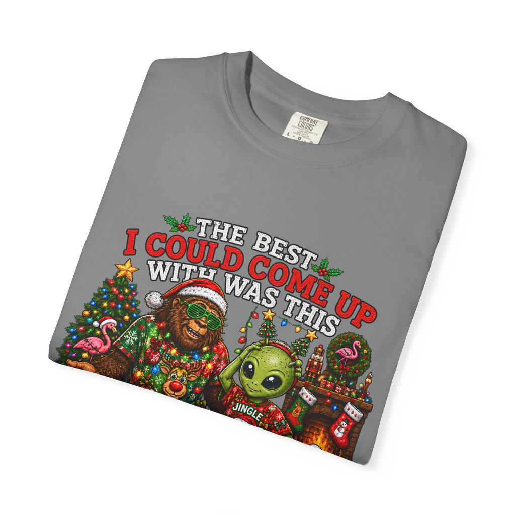 Ugly Christmas T-Shirt — 'I Could Come Up With An Elfier Design But This Is My Ugly T-Shirt' Holiday Tee
