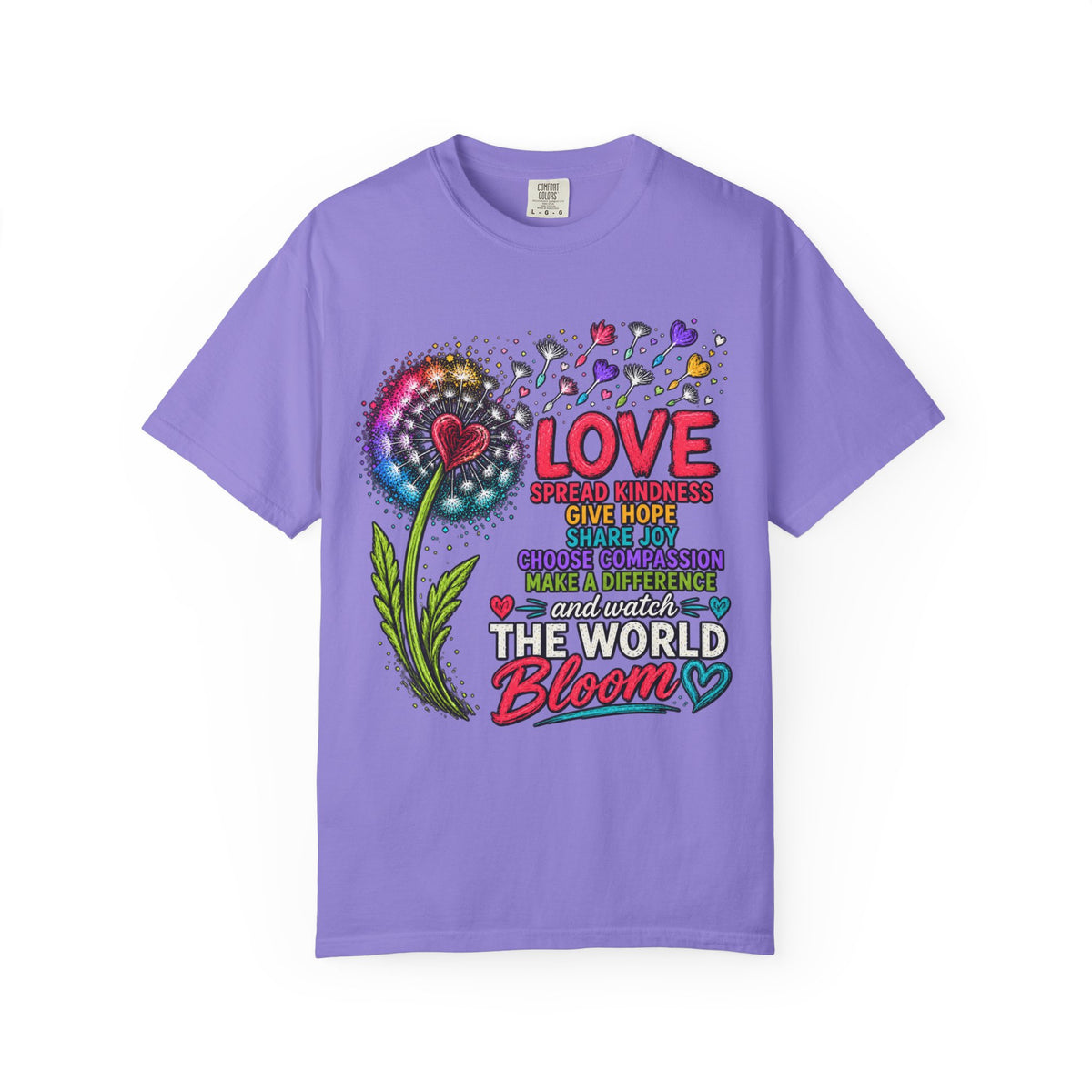 Love Blooms Floral Graphic T-Shirt