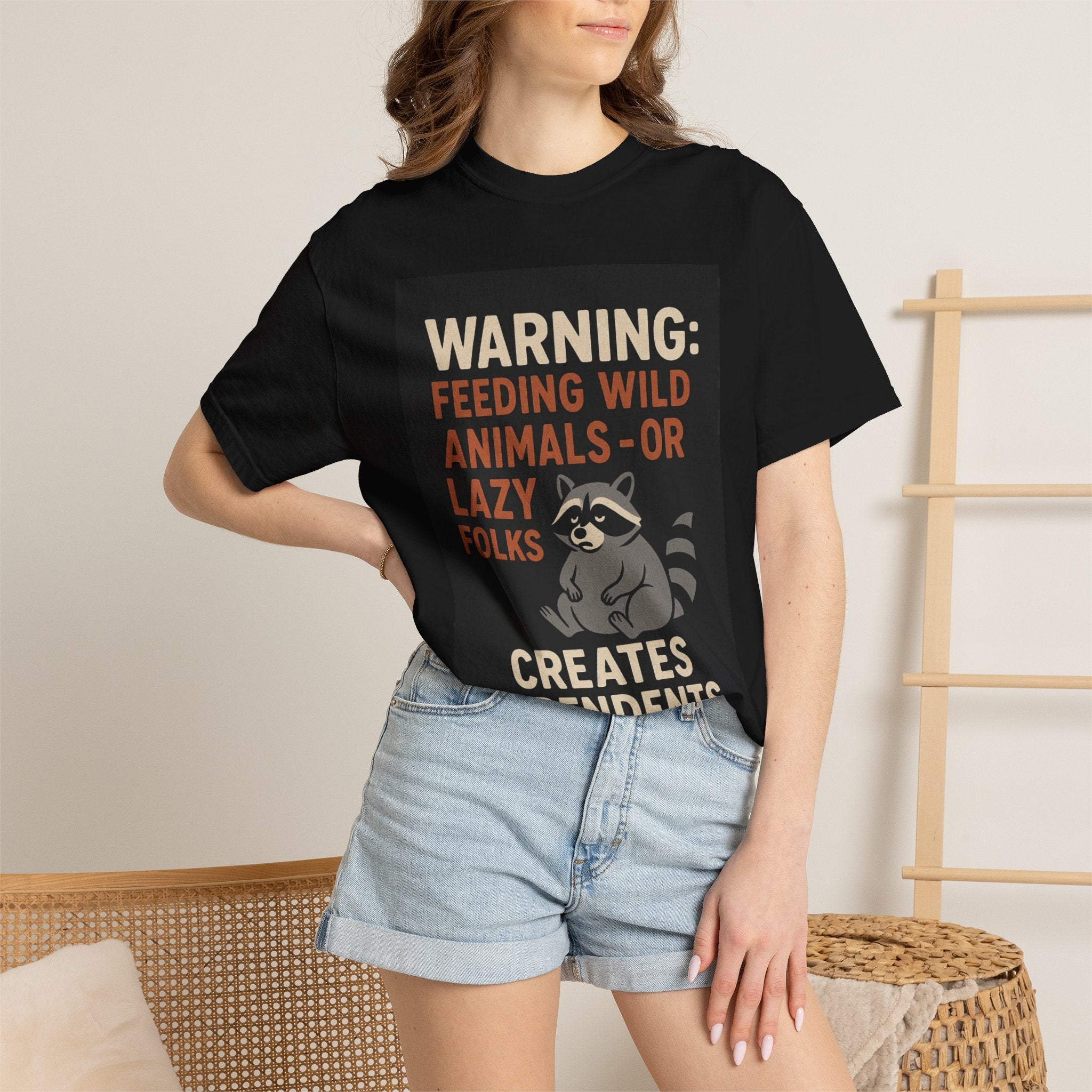 Warning: Feeding Wild Animals or Lazy Folks Creates Dependents T-Shirt