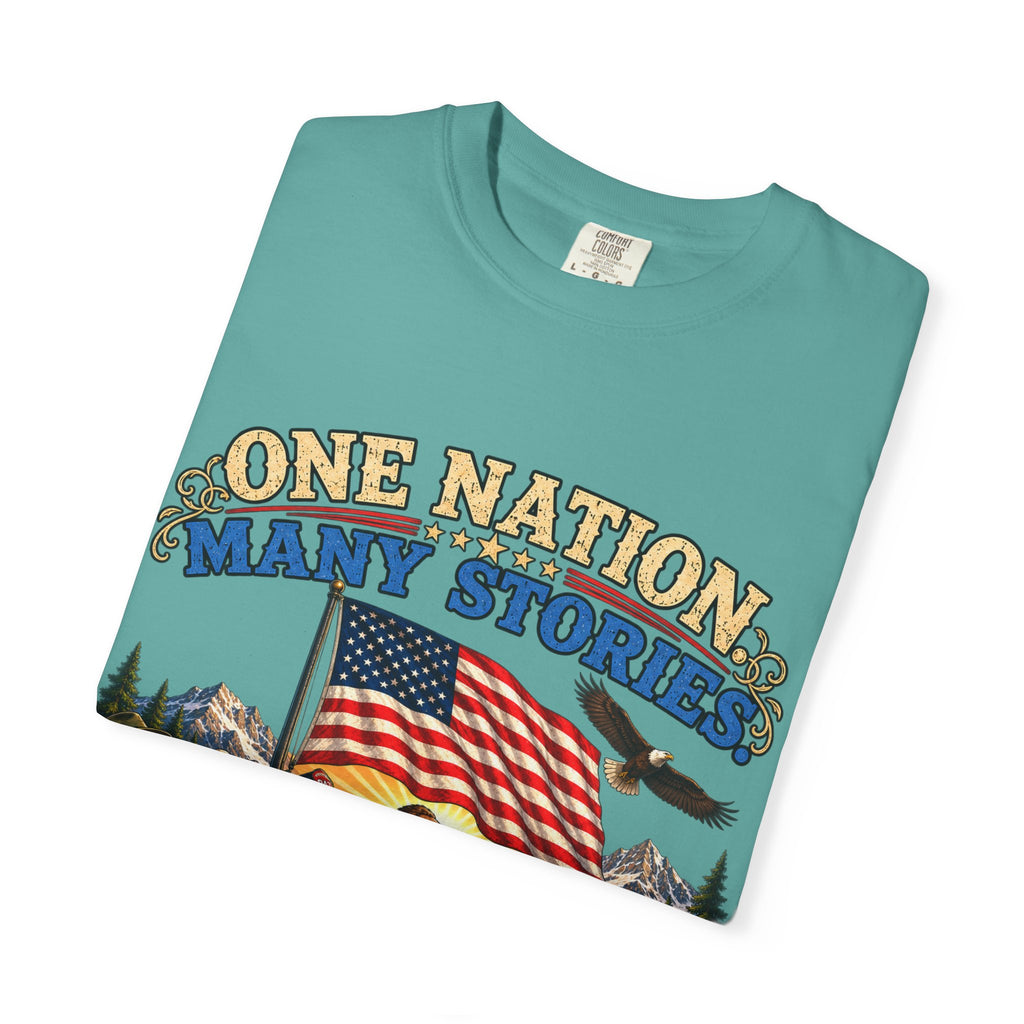 One Nation Many Stories One Flag T-Shirt