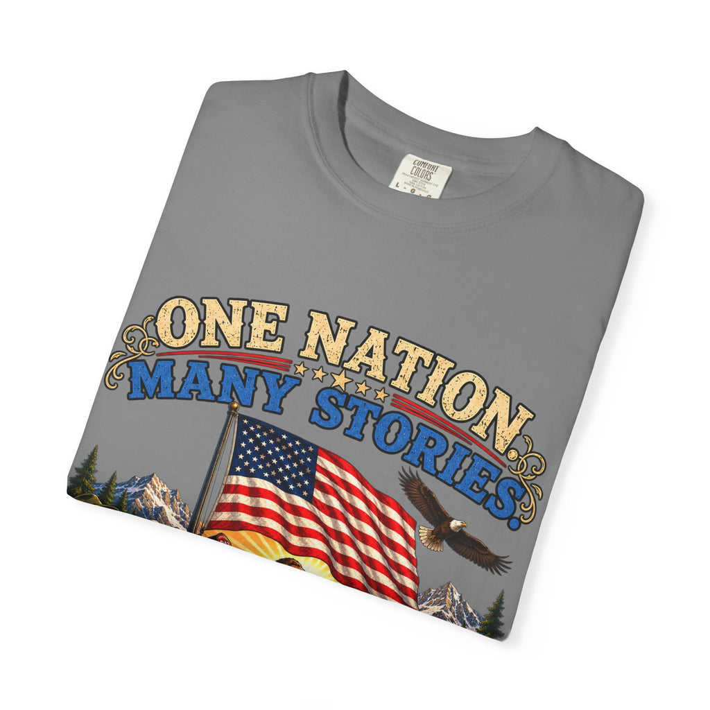 One Nation Many Stories One Flag T-Shirt