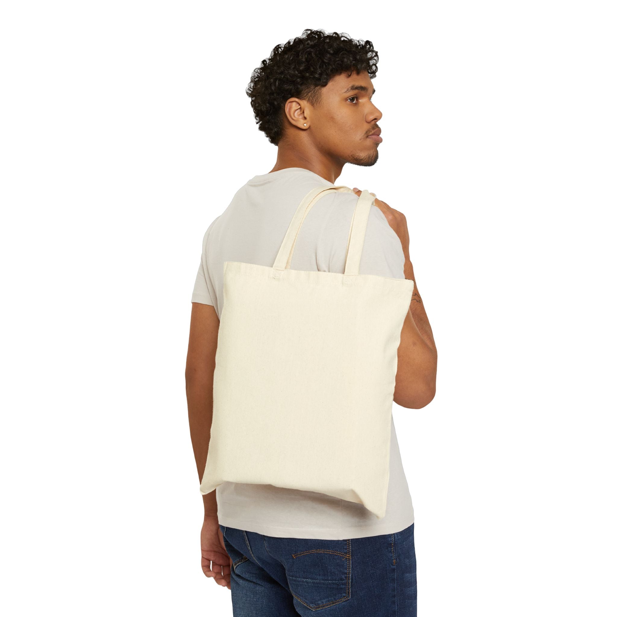 Tote Bag — "Good Deeds Make a Great Day" Inspirational Canvas Grocery Tote