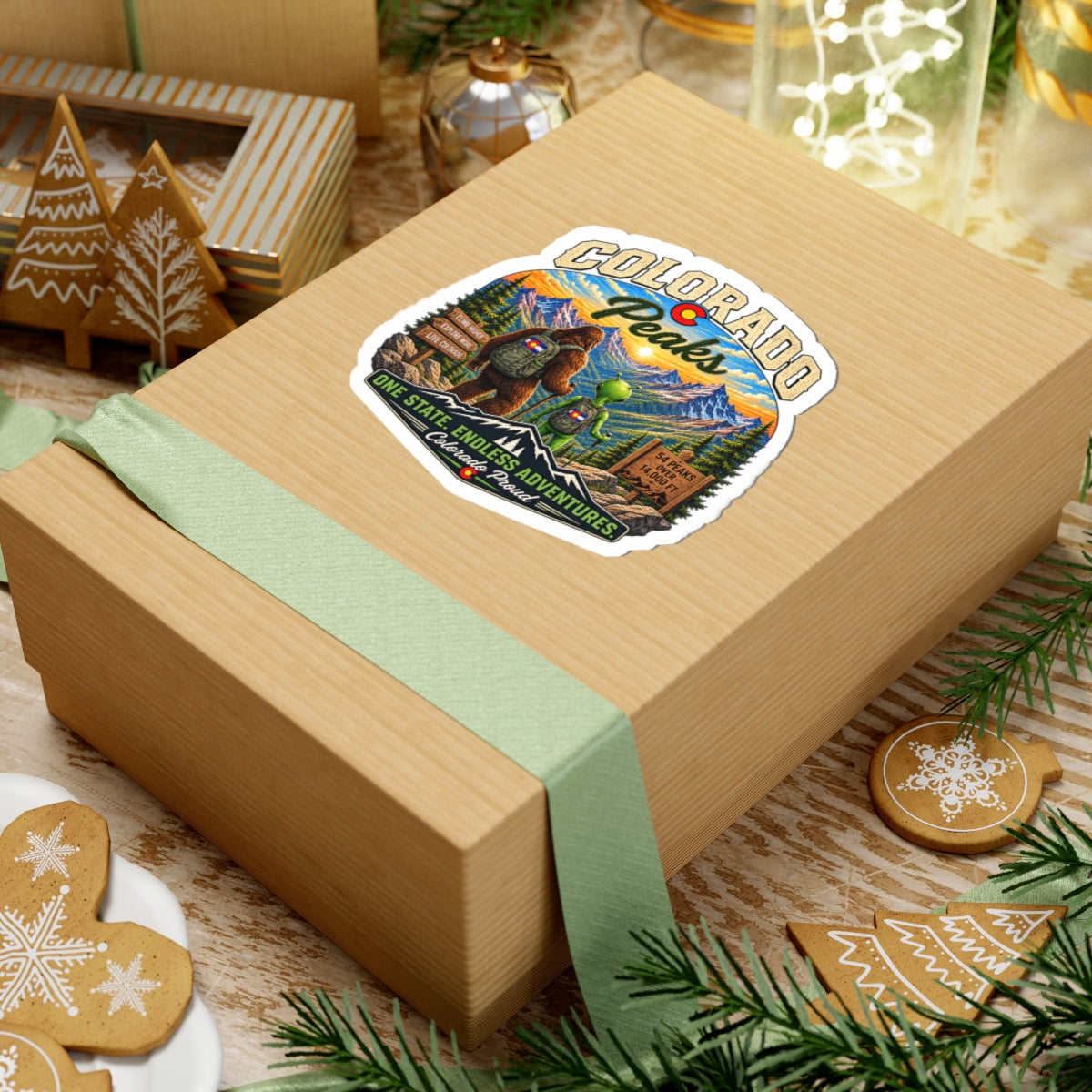 Colorado Peaks Sticker — One State, Endless Adventures Outdoor Decal