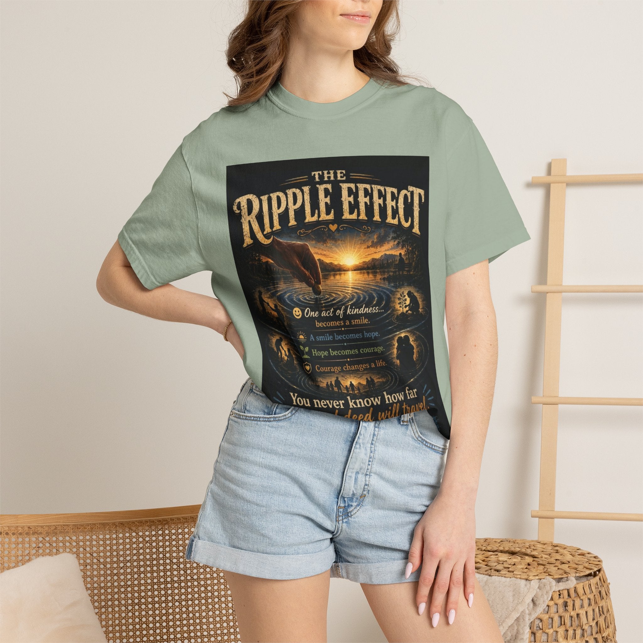 Ripple Effect T-Shirt — Inspirational 'The Ripple Effect' Graphic Tee