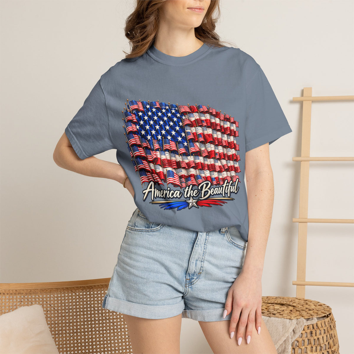 America the Beautiful Flag T-Shirt