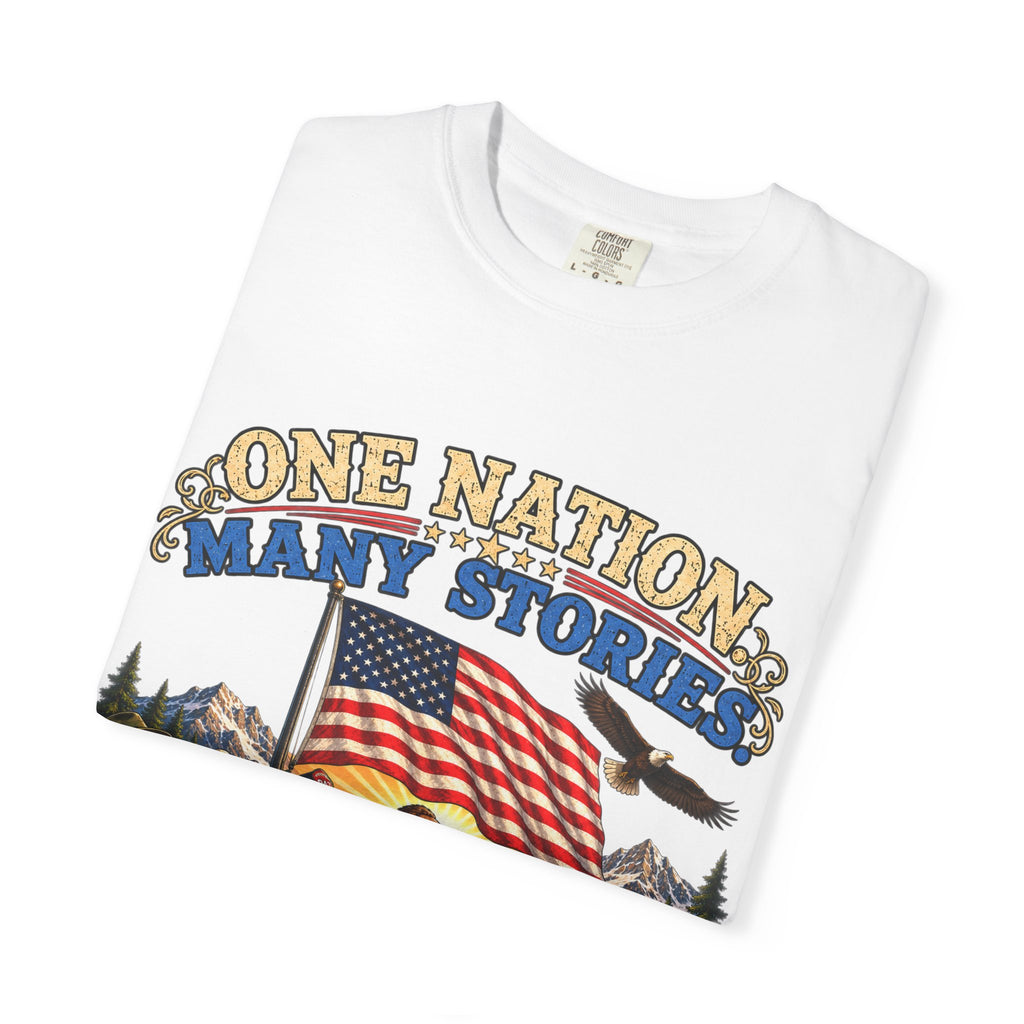 One Nation Many Stories One Flag T-Shirt