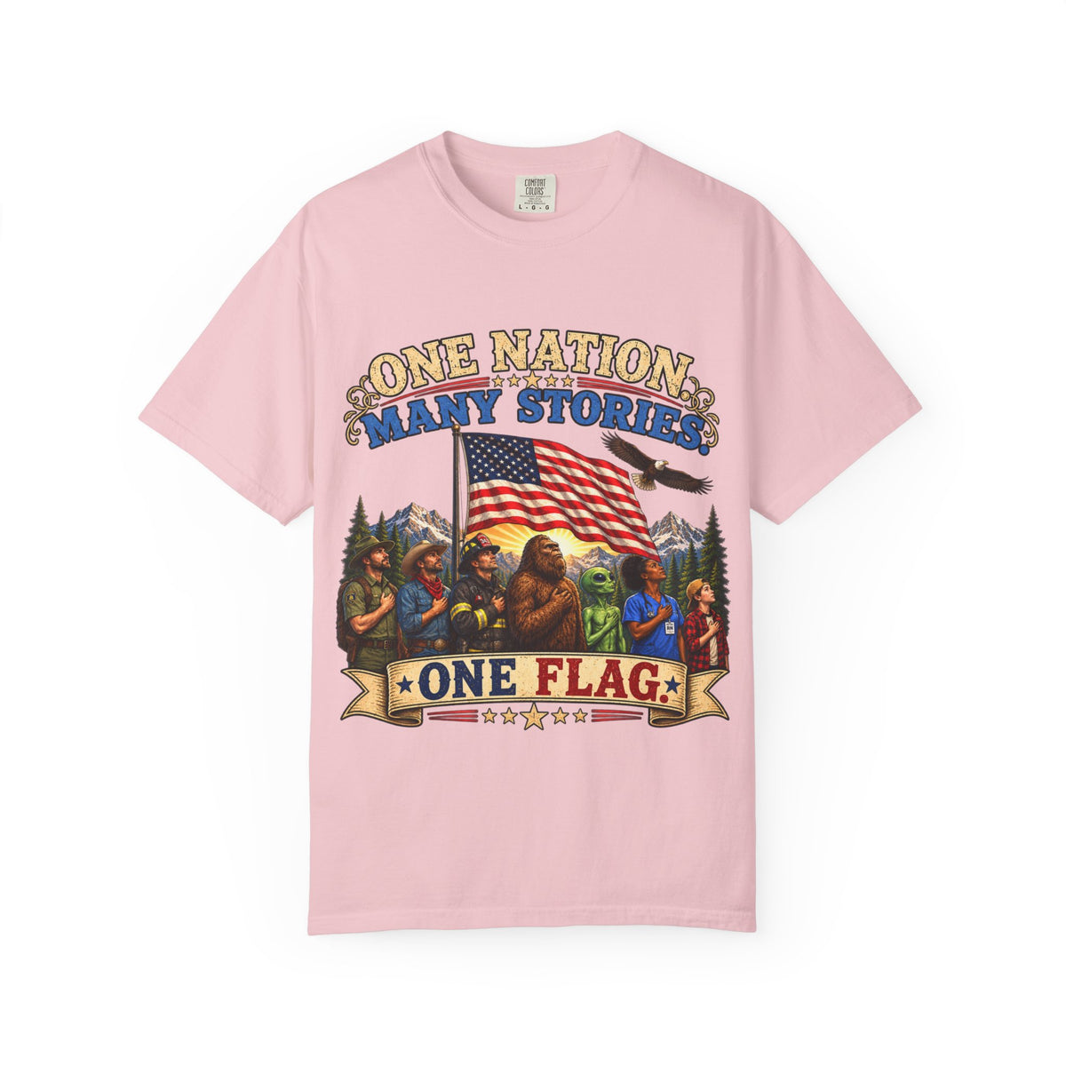 One Nation Many Stories One Flag T-Shirt