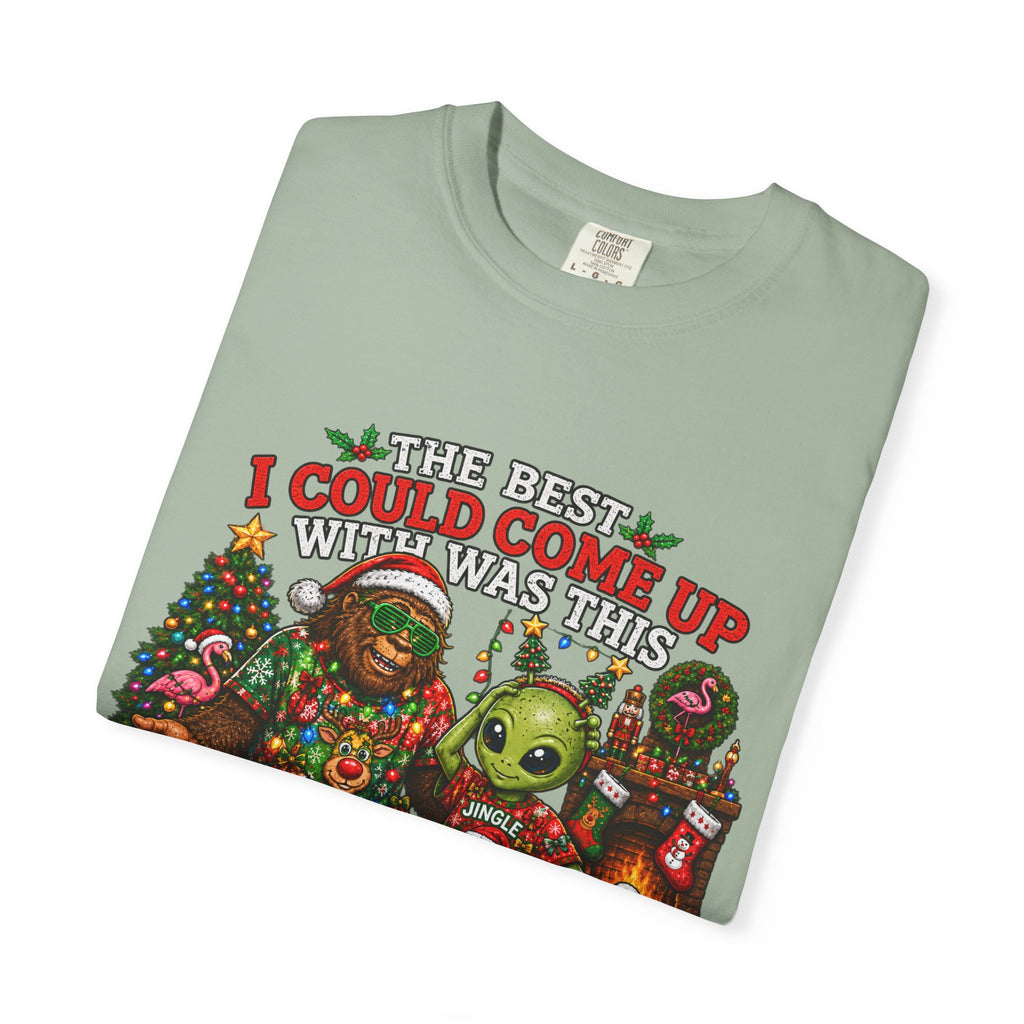 Ugly Christmas T-Shirt — 'I Could Come Up With An Elfier Design But This Is My Ugly T-Shirt' Holiday Tee