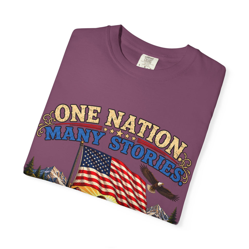 One Nation Many Stories One Flag T-Shirt