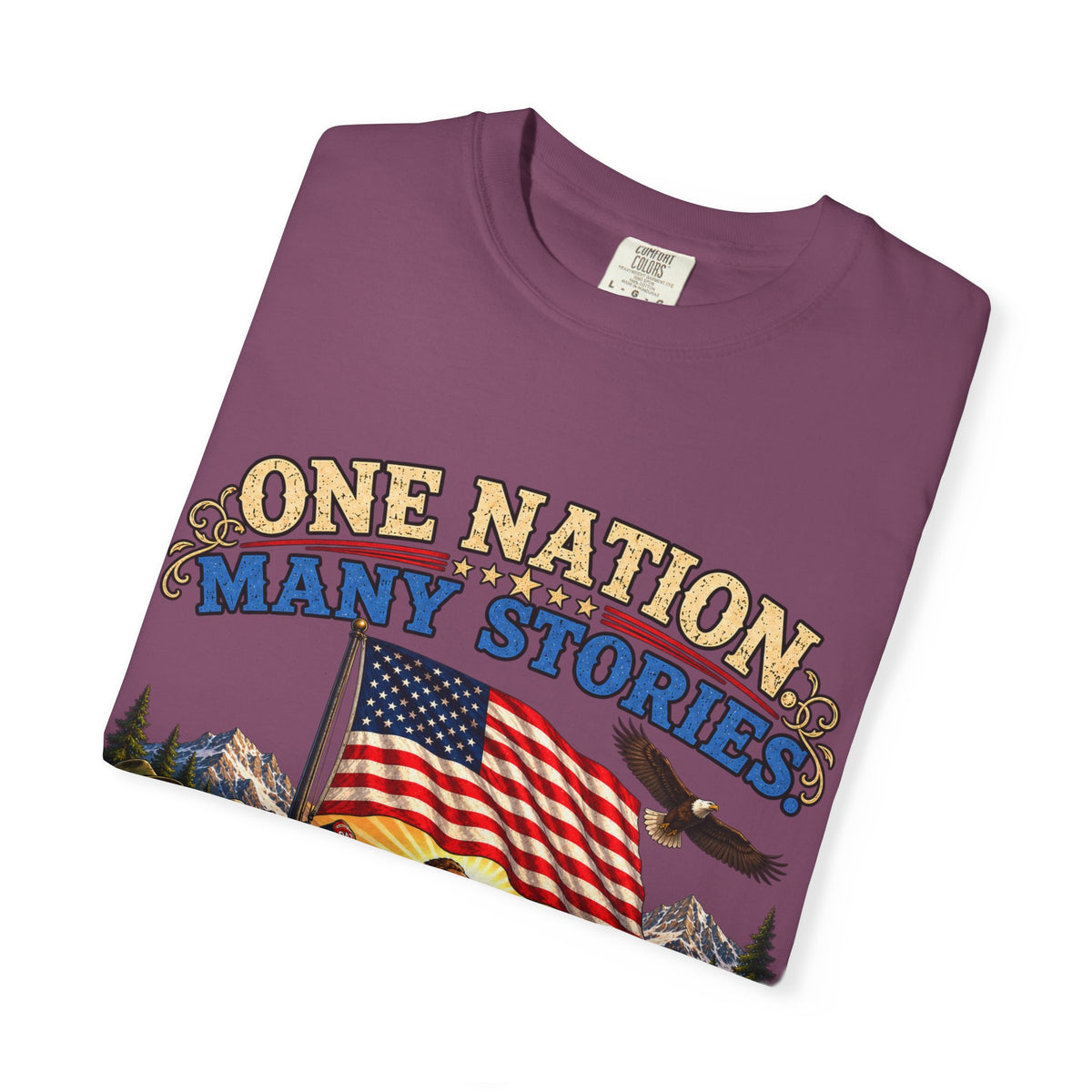 One Nation Many Stories One Flag T-Shirt