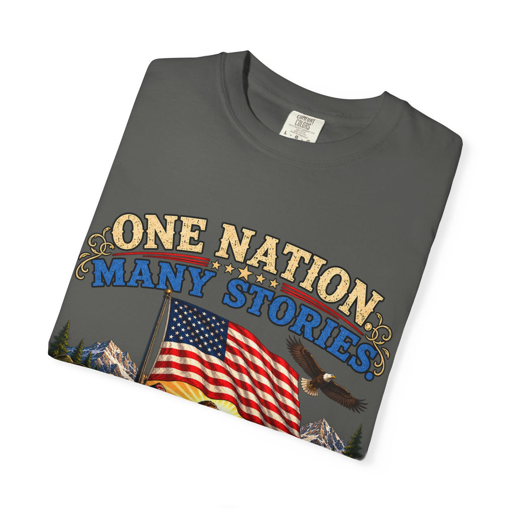 One Nation Many Stories One Flag T-Shirt