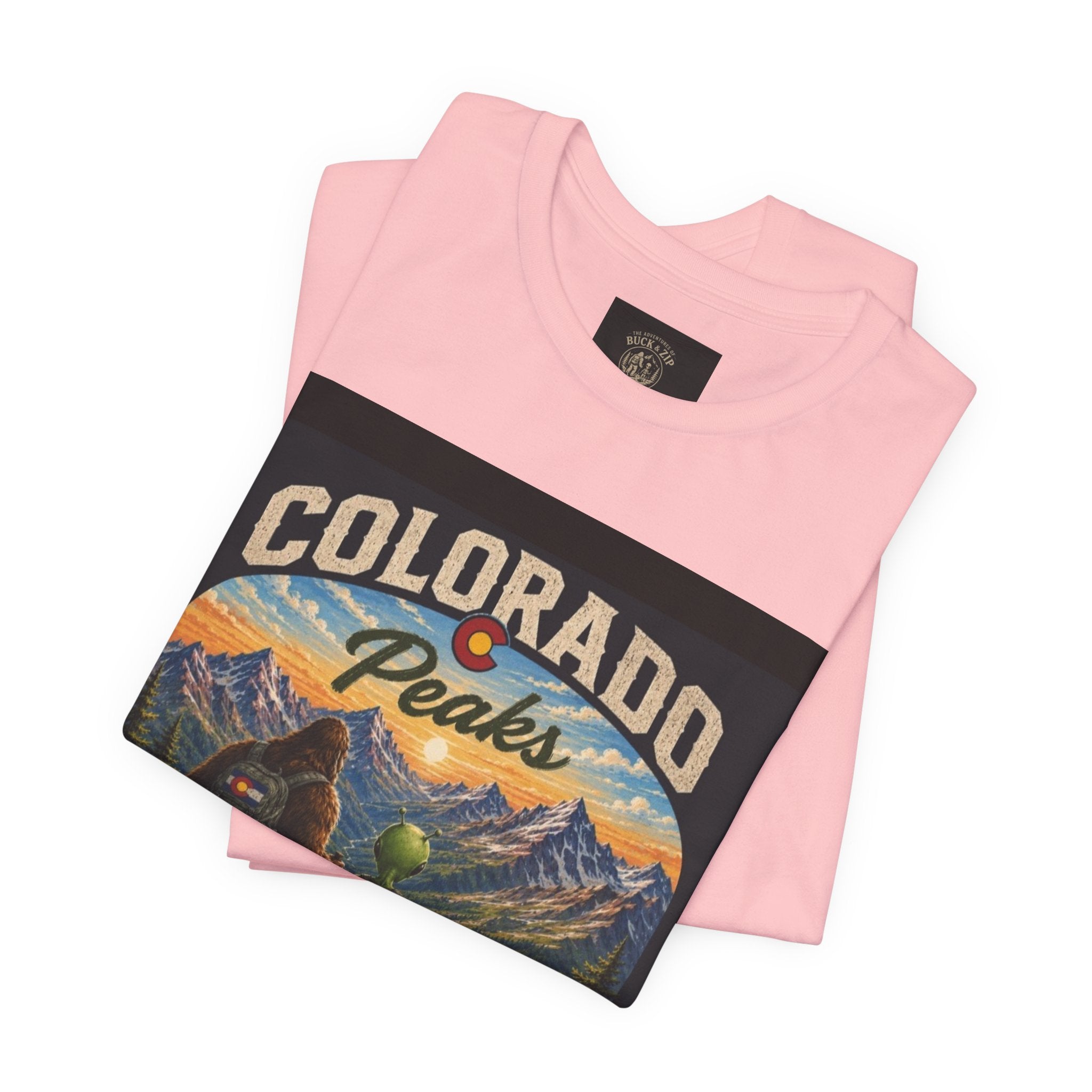 Colorado Peaks T‑Shirt — Retro Mountain Adventure Tee