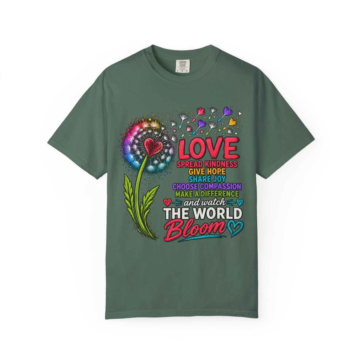 Love Blooms Floral Graphic T-Shirt
