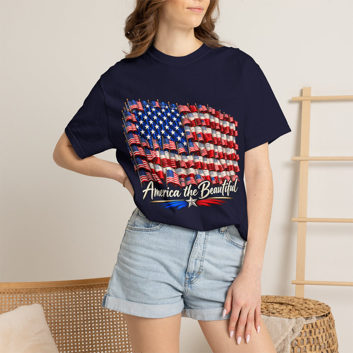 America the Beautiful Flag T-Shirt
