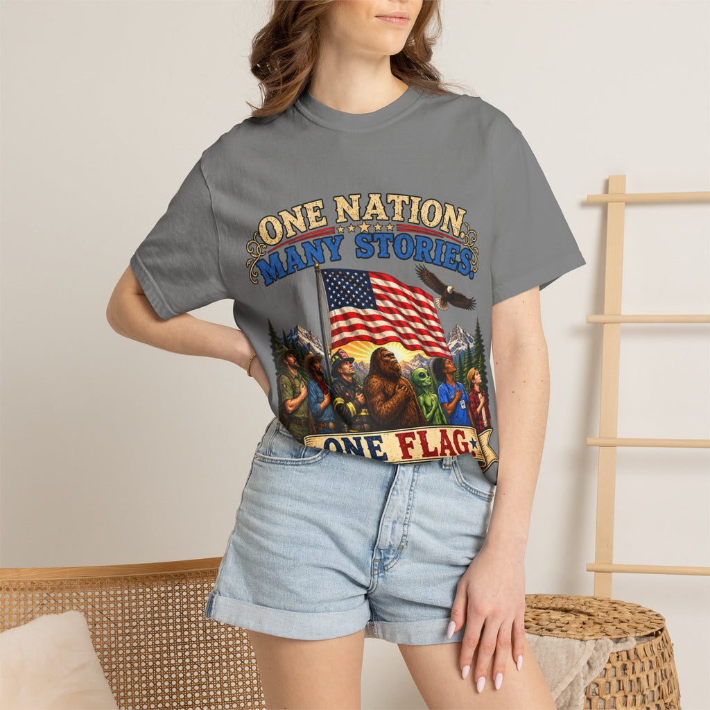 One Nation Many Stories One Flag T-Shirt