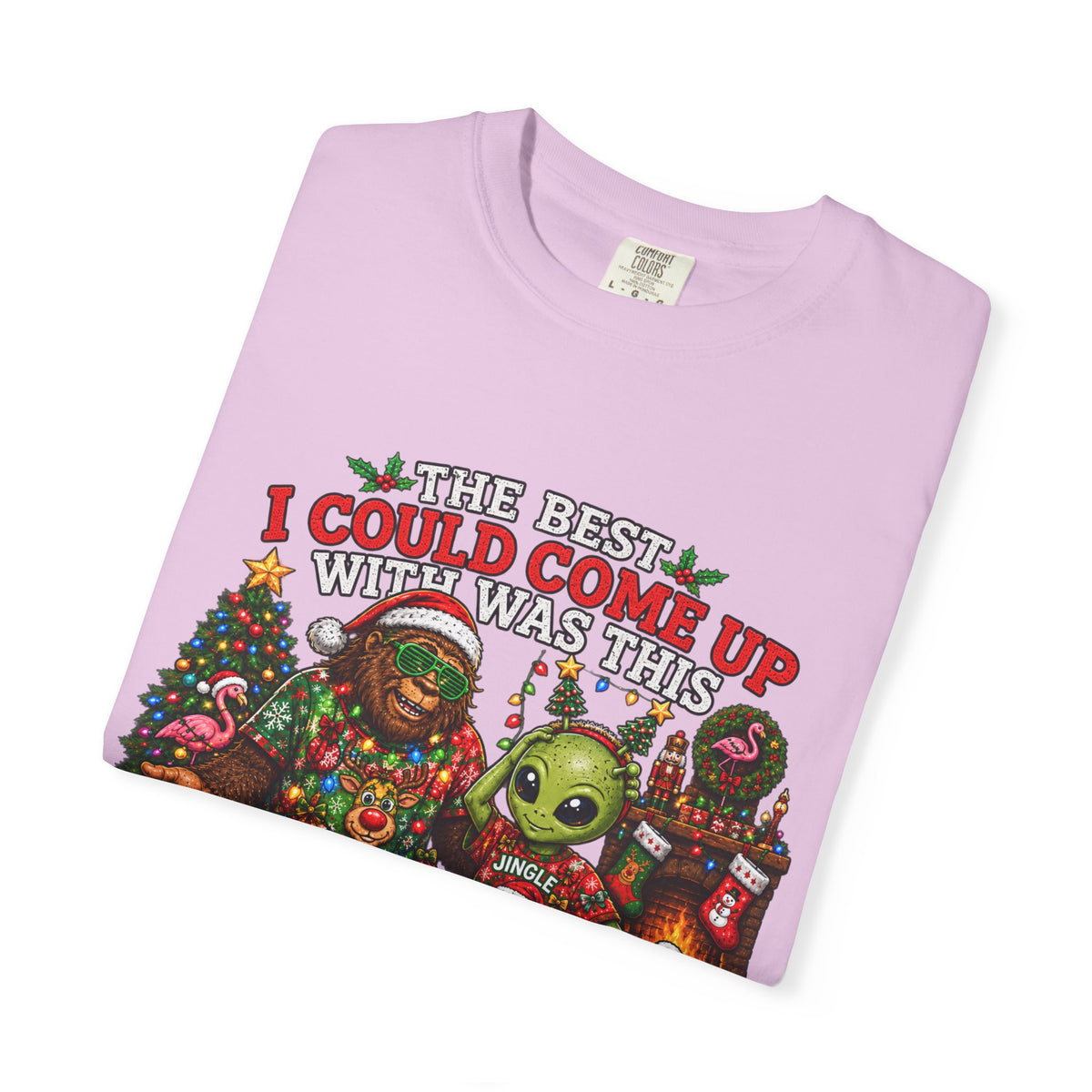 Ugly Christmas T-Shirt — 'I Could Come Up With An Elfier Design But This Is My Ugly T-Shirt' Holiday Tee