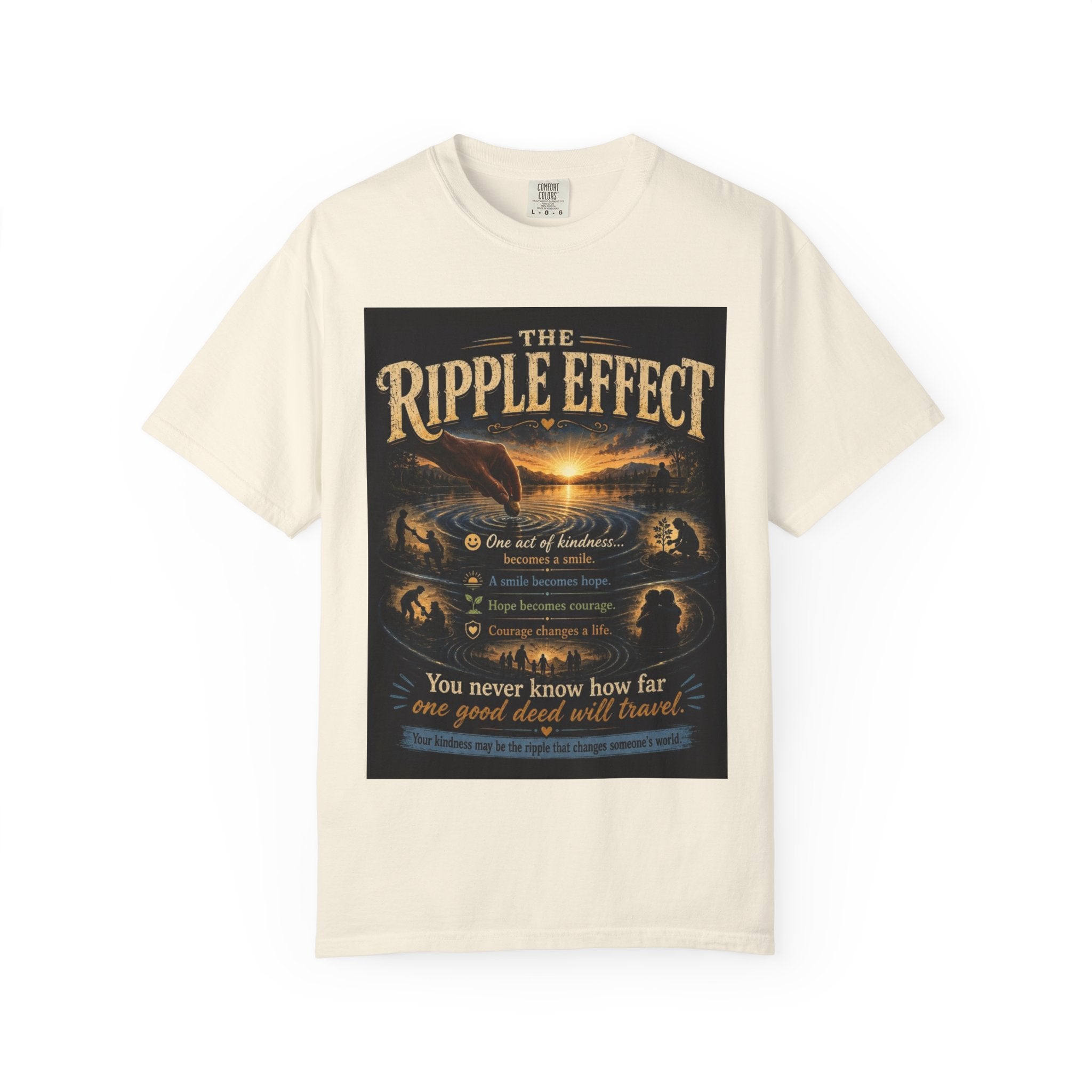 Ripple Effect T-Shirt — Inspirational 'The Ripple Effect' Graphic Tee