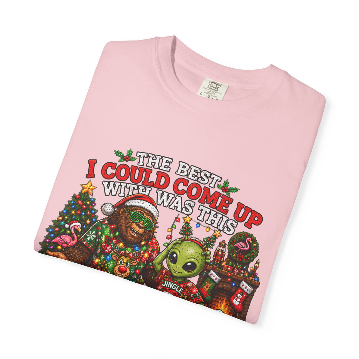 Ugly Christmas T-Shirt — 'I Could Come Up With An Elfier Design But This Is My Ugly T-Shirt' Holiday Tee
