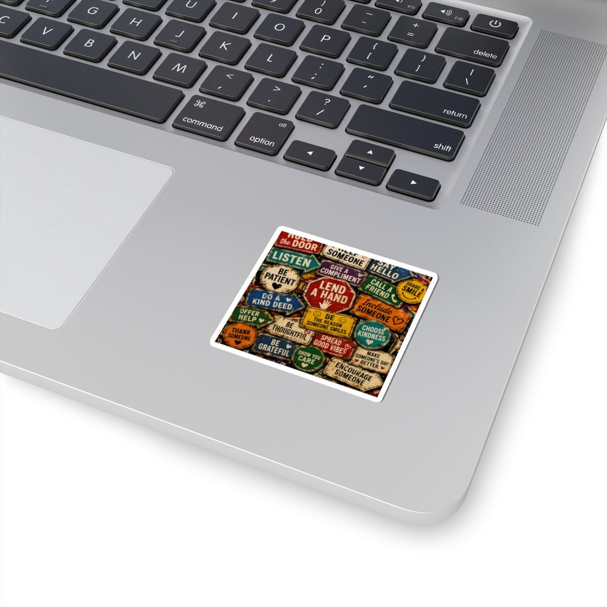 Kindness Signs Kiss-Cut Sticker — Positive Message Sticker Sheet