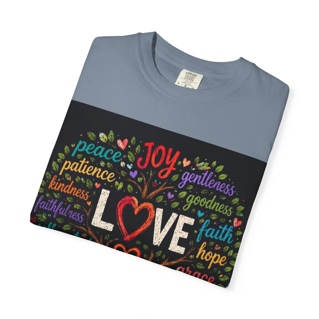 Love Tree T-Shirt — "Fruit That Grows From Love" Inspirational Faith Tee
