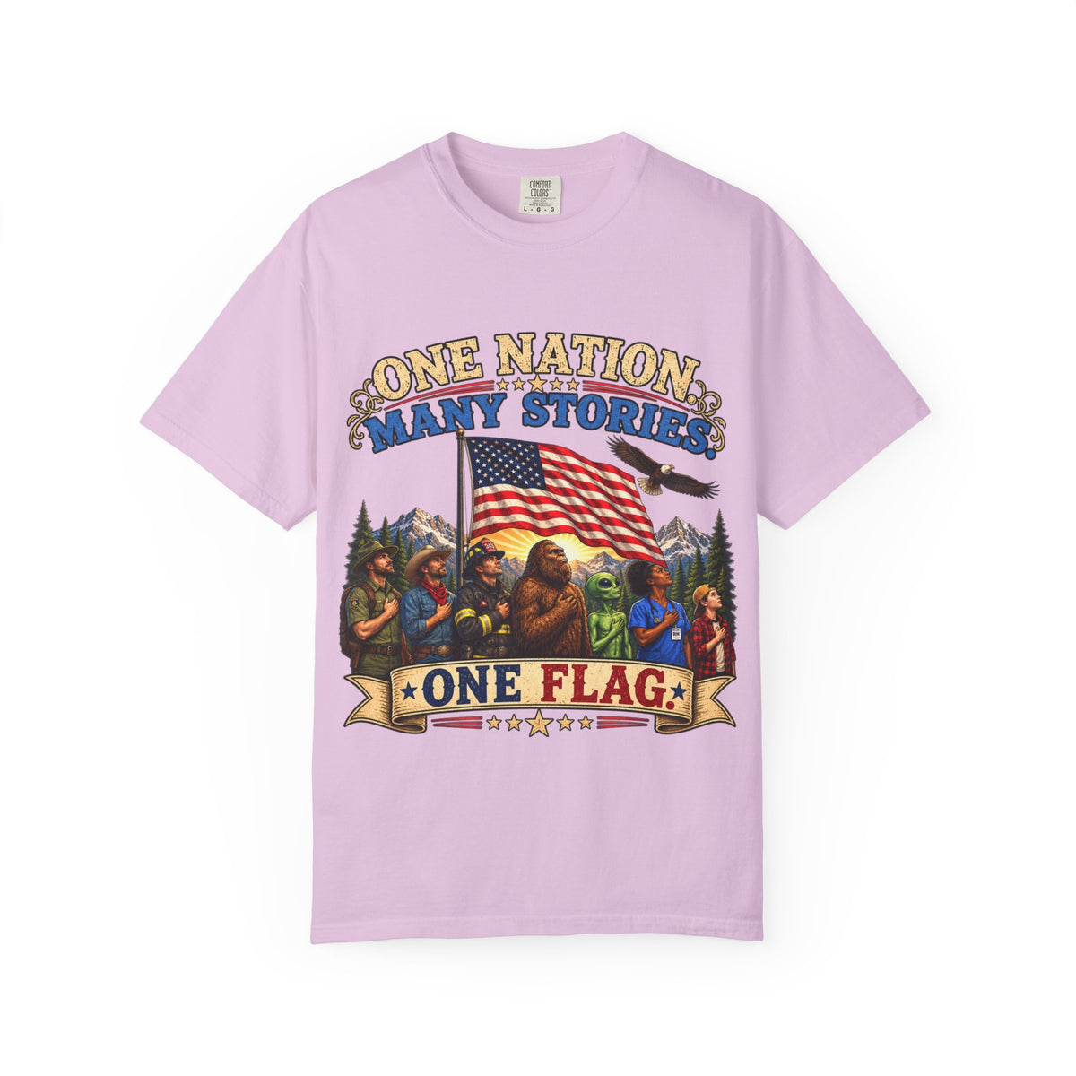 One Nation Many Stories One Flag T-Shirt